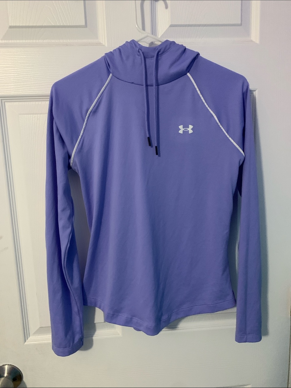 Under Armour Lavender Hooded Performance Shirt
